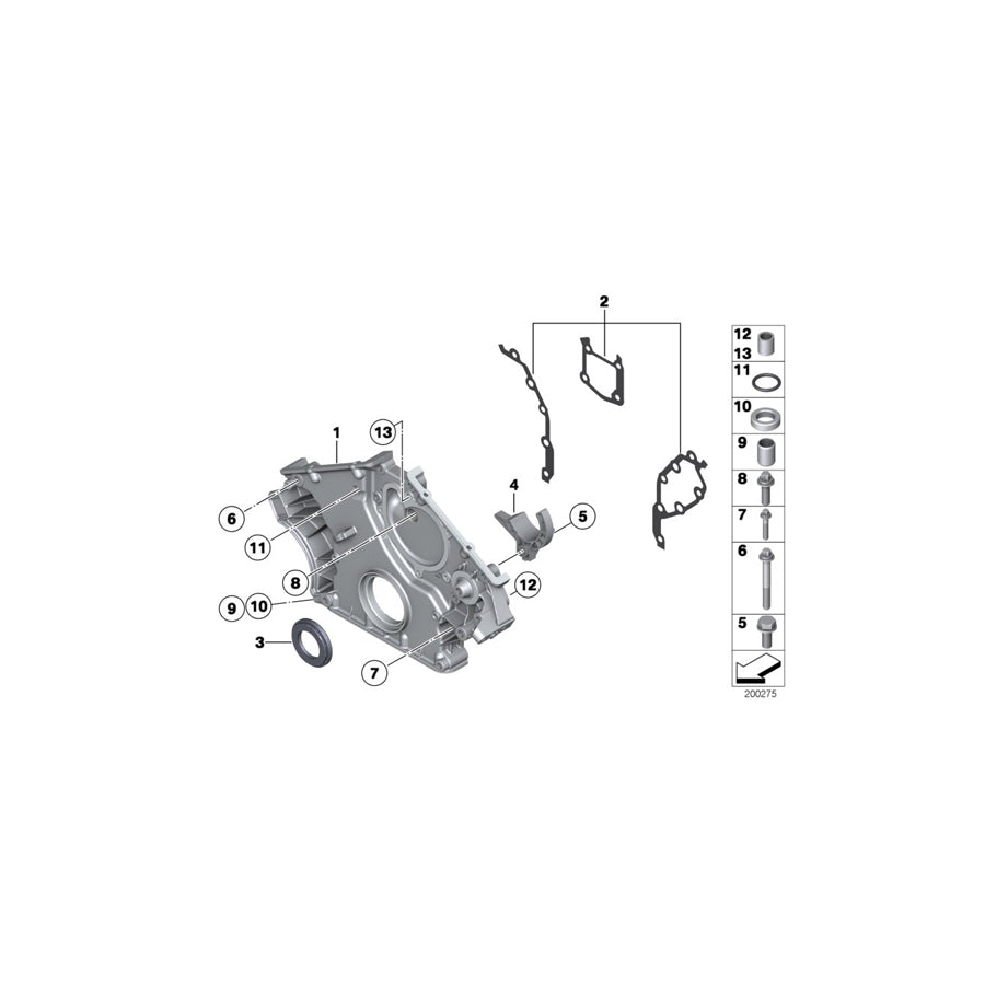 Genuine BMW 11147564315 F03 RR6 F01 O-Ring 13,3X2,4 (Inc. Ghost, Wraith & 760Li) | ML Performance UK Car Parts