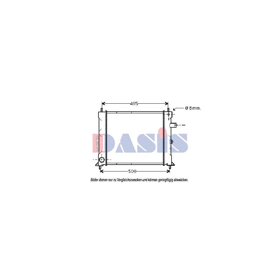 AKS Dasis 370270N Engine Radiator