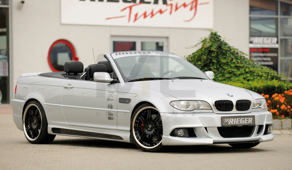 Rieger 00050245 BMW 3 Series E46 Front Bumper 2 | ML Performance UK Car Parts