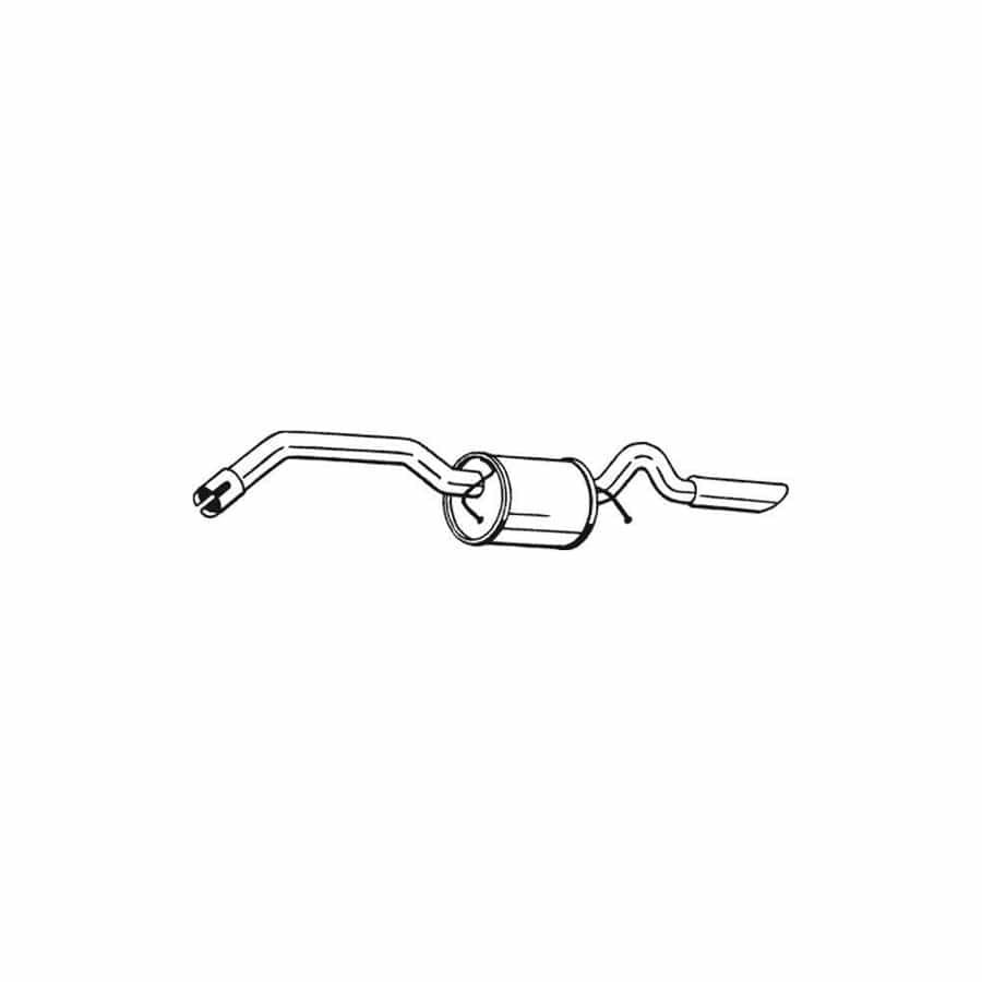 Bosal 281-313 Rear Silencer Suitable for Mercedes-Benz B-Class (W245)