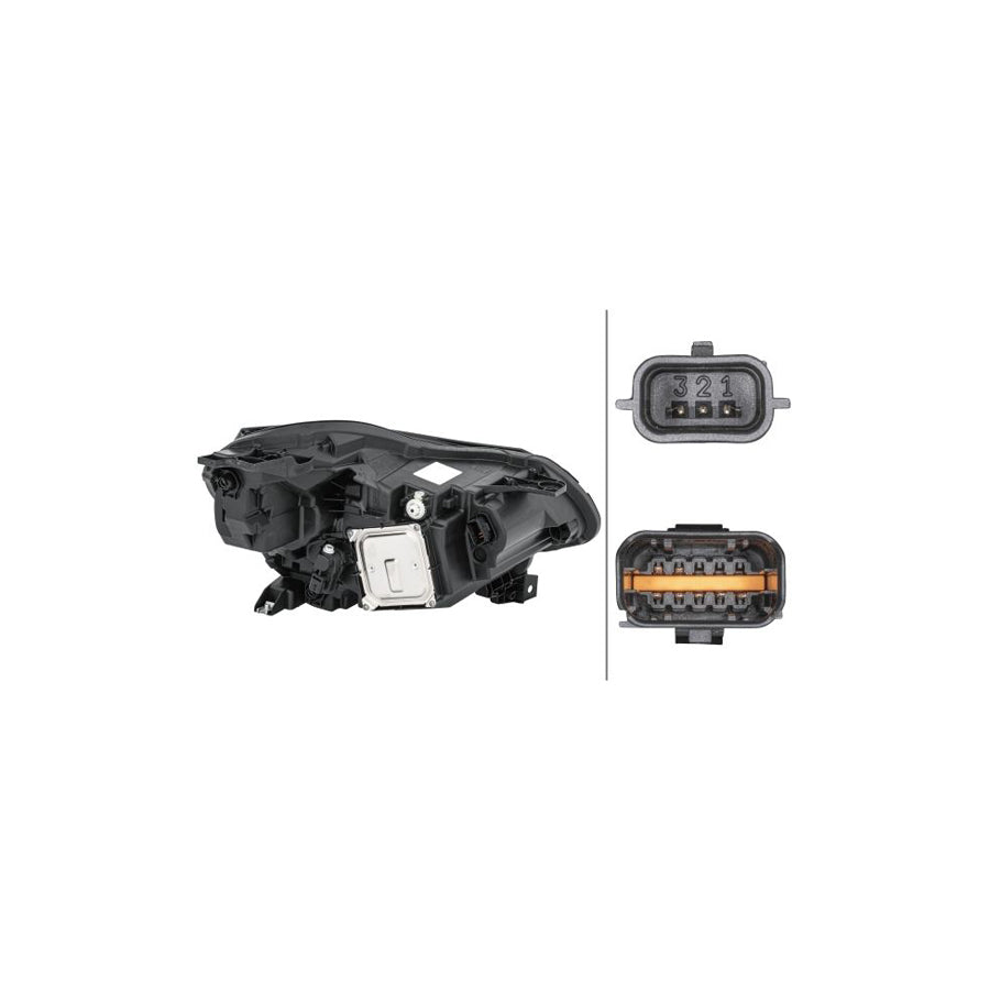Hella 1LX 013 930-831 Headlight For Renault Captur Ii