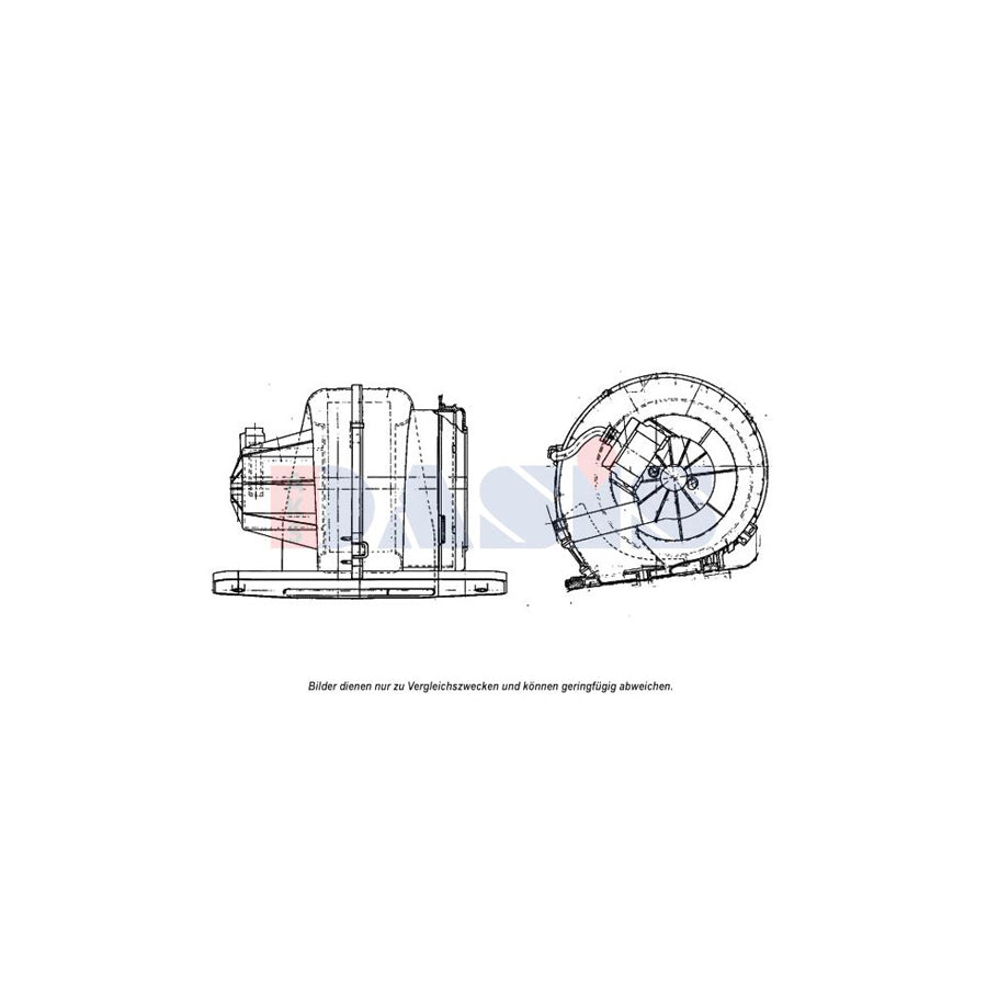 AKS Dasis 188067N Interior Blower for Renault Clio