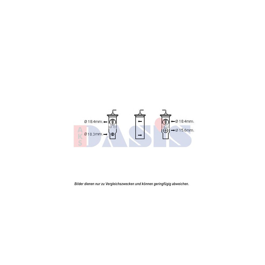 AKS Dasis 840240N AC Expansion Valve for Honda Accord