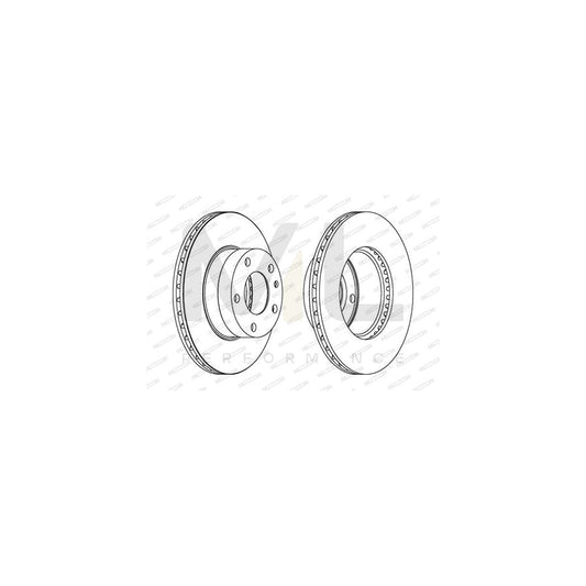 FERODO PREMIER DDF166 Brake Disc Vented, with bolts/screws | ML Performance Car Parts