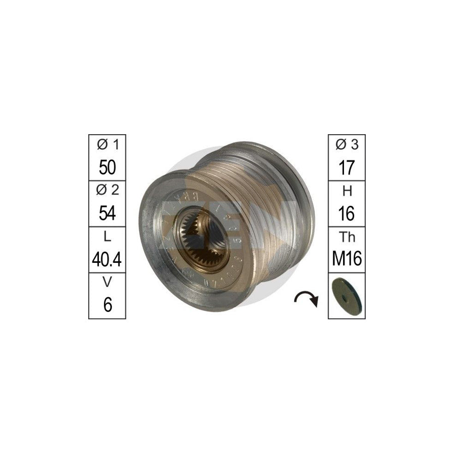 Era ZN5381 Alternator Freewheel Clutch