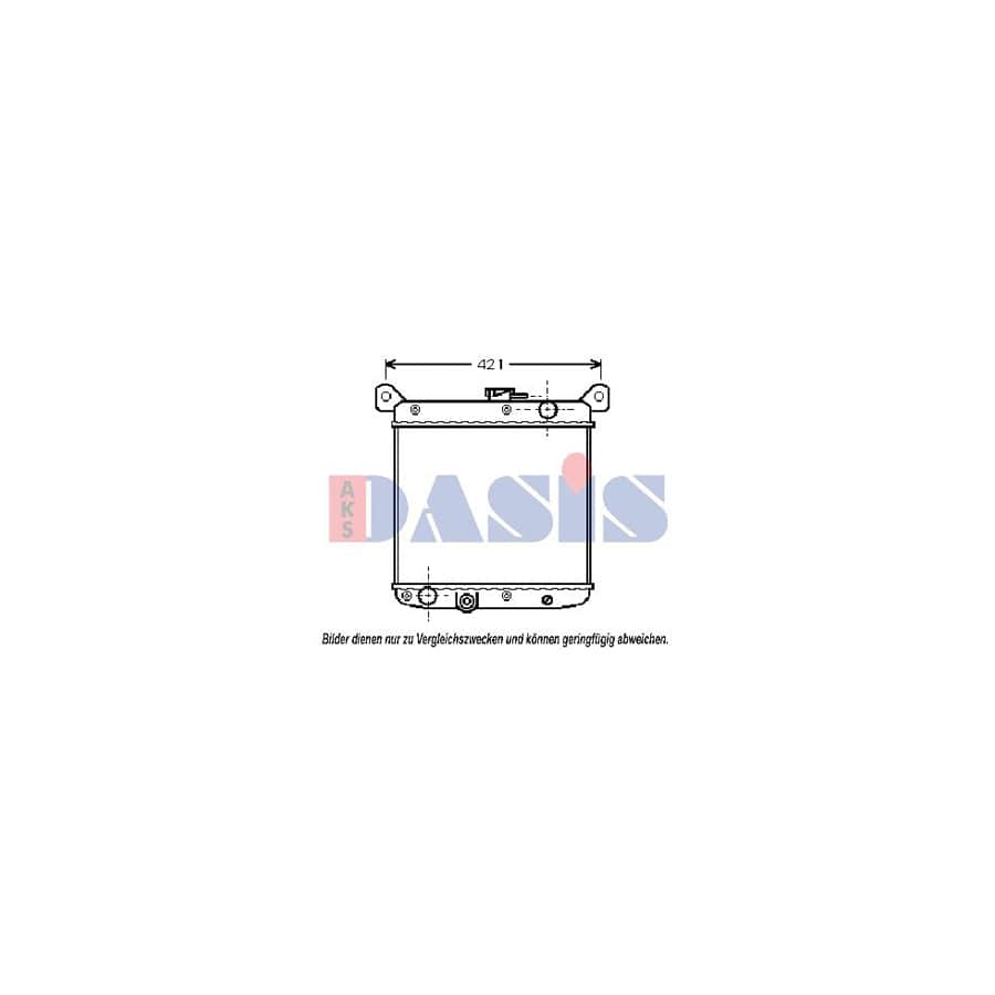 AKS Dasis 081300N Engine Radiator
