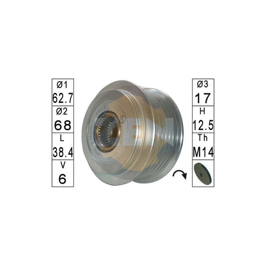 Era ZN5613 Alternator Freewheel Clutch