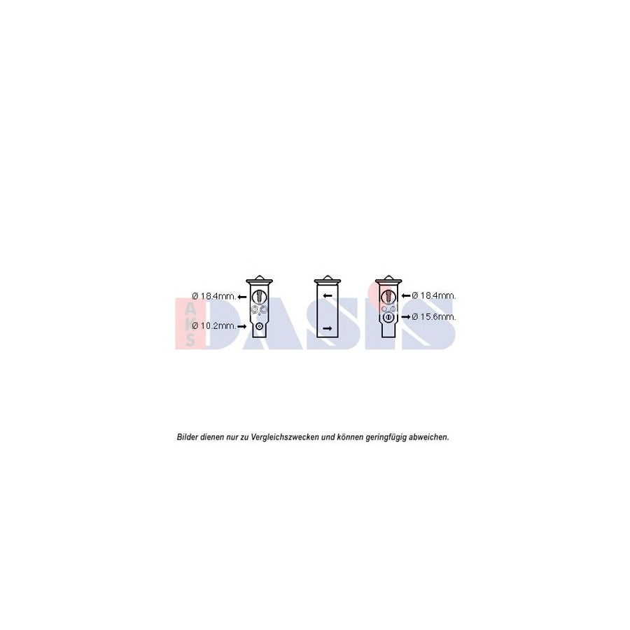 AKS Dasis 840242N AC Expansion Valve for Honda Accord