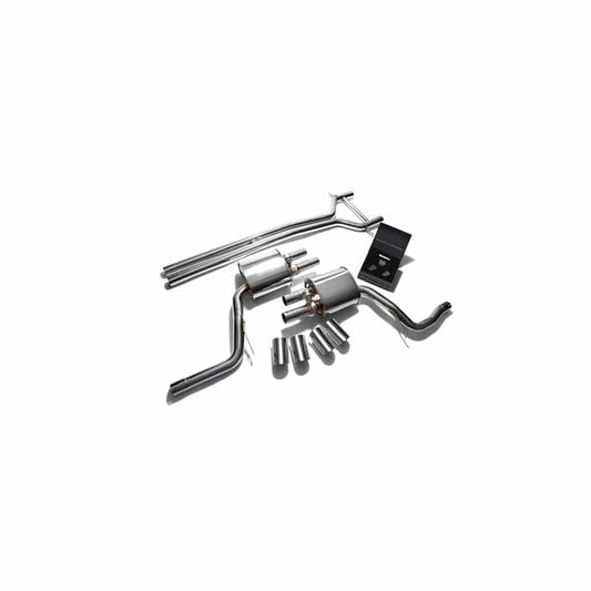 Armytrix P70T1-QS11C Valvetronic Exhaust System Porsche 970 Panamera S | 4S 3.0T 2014-2016 with  Quad Chrome 3.5"