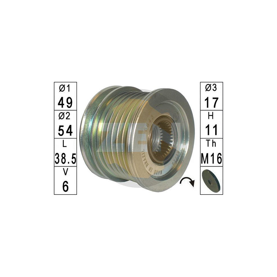 Era ZN5643 Alternator Freewheel Clutch