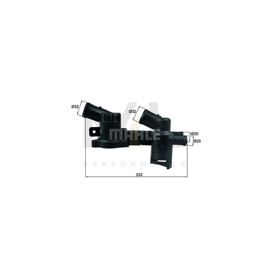 MAHLE ORIGINAL TH 52 Engine thermostat Opening Temperature: 80,89��C, with seal | ML Performance Car Parts