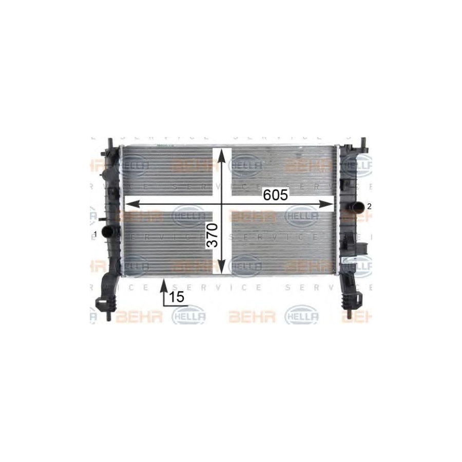 Hella 8MK 376 910-281 Engine Radiator