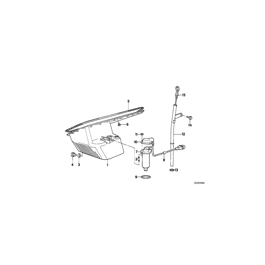 Genuine BMW 11431718843 E34 Guide Tube L=565,8mm (Inc. 520i & 525i) | ML Performance US Car Parts