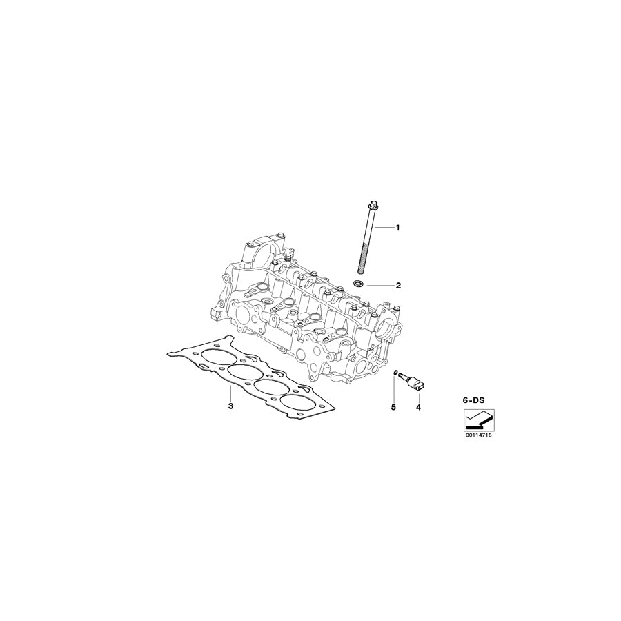 Genuine BMW 11127799382 R50 Cylinder Head Gasket Asbestos-Free 2- 1,10mm (Inc. One D) | ML Performance US Car Parts