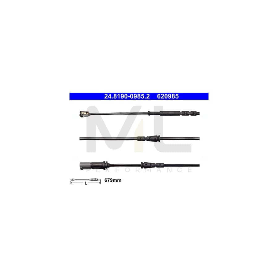 ATE 24.8190-0985.2 Brake pad wear sensor for BMW i3 (I01)