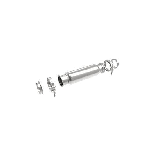 aFe 49M10006 3 IN Inlet/Outlet x 4 IN Dia. x 12 IN Body x 16 IN Overall Length Resonator  | ML Performance US Car Parts