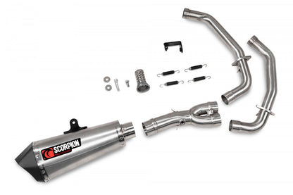 Scorpion RYA124SYSSEO Yamaha Tracer 7 Serket Taper Full System - Brushed Stainless Steel Sleeve | ML Performance US US