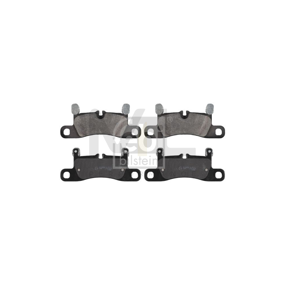 Febi Bilstein 16809 Brake Pad Set Rear Axle, Prepared For Wear Indicator