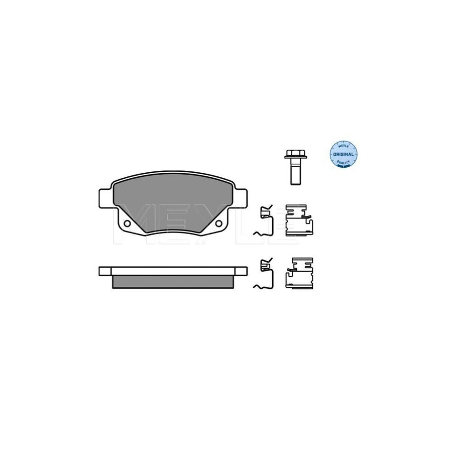 Meyle 025 244 8617/W Brake Pad Set For Ford Transit