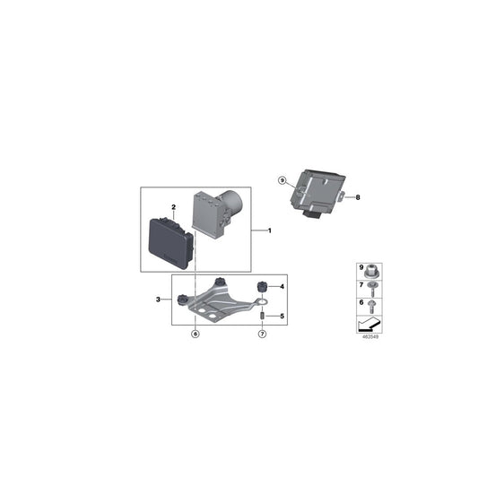 Genuine BMW 34526895892 G32 RR31 Repair Kit For Dsc / Dxc Control Unit (Inc. Phantom EWB, X4 20iX & 620dX) | ML Performance US