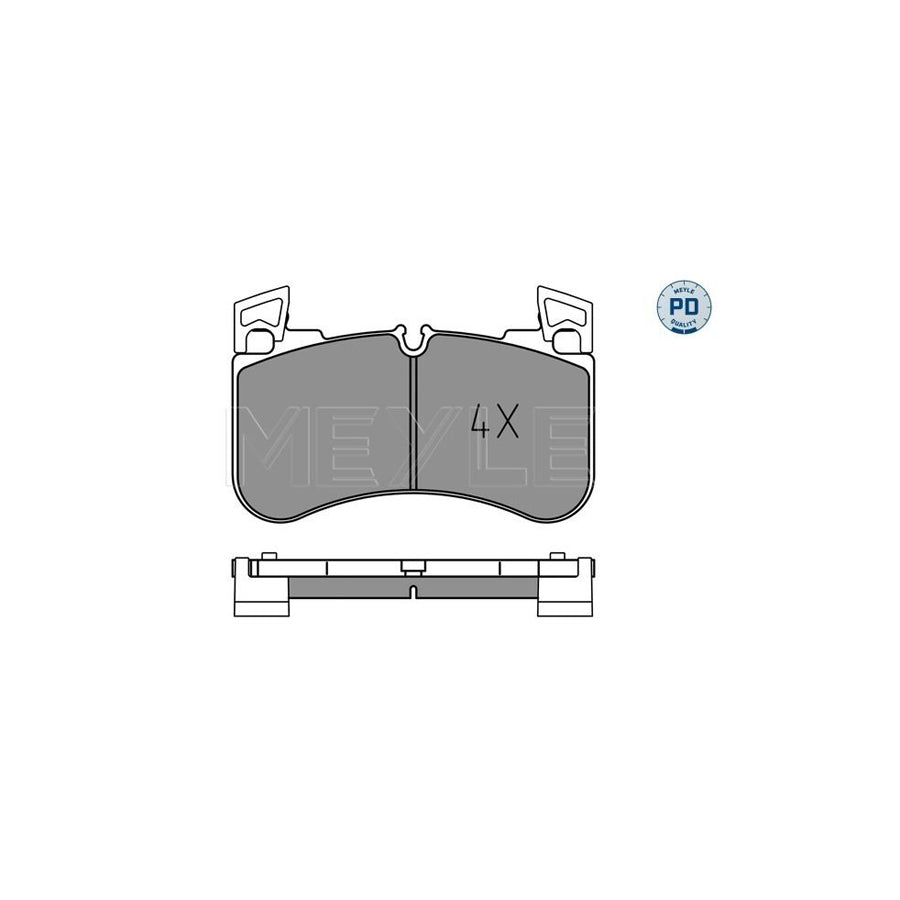 Meyle 025 205 8117/Pd Brake Pad Set