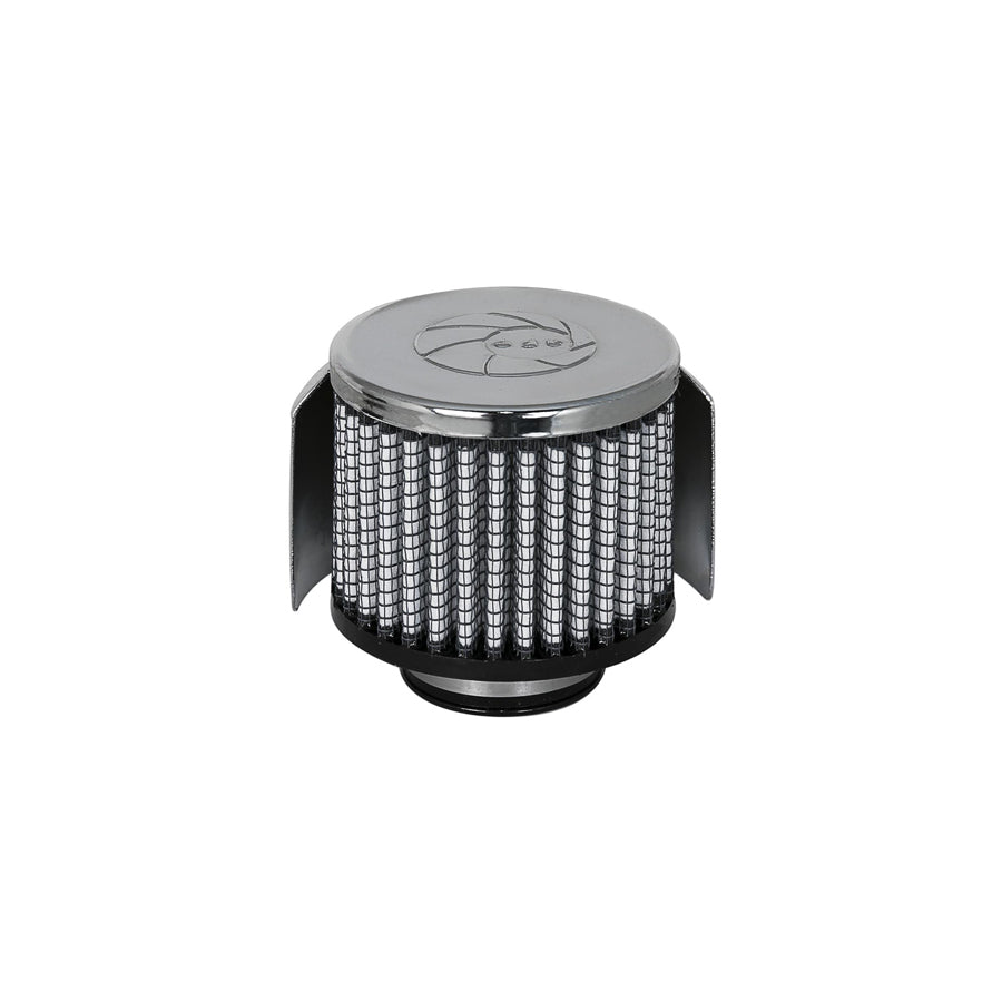  aFe 18-01382 1-3/8 IN F x 3 IN B x 3 IN T x 2-1/2 IN H - w/ Chrome Heat Shield Crankcase Vent Filter  | ML Performance US Car Parts
