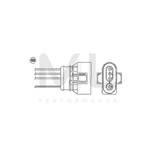 NTK Lambda Sensor / O2 Sensor (NGK 0423) - OZA572-E9 | ML Car Parts UK | ML Performance