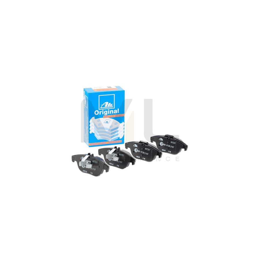 ATE 13.0460-7257.2 Brake pad set excl. wear warning contact, prepared for wear indicator
