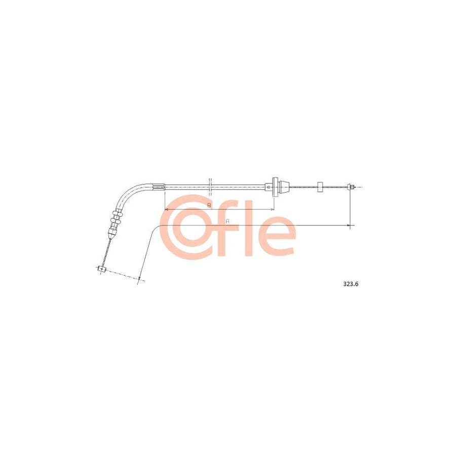 COFLE 323.6 Throttle Cable