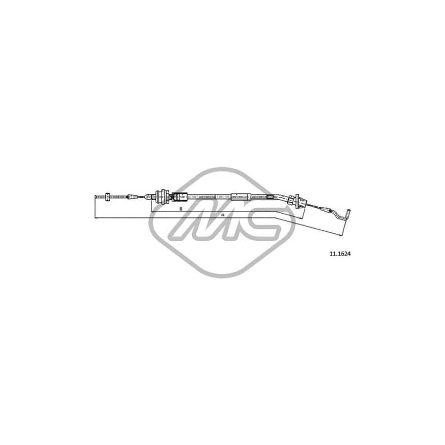 Metalcaucho 80687 Throttle Cable for BMW 3 Series