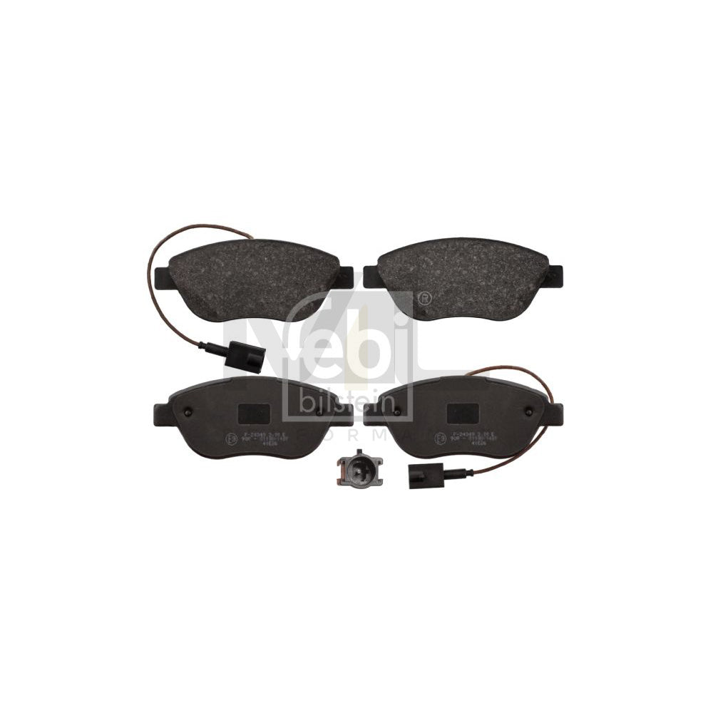 Febi Bilstein 116057 Brake Pad Set Front Axle, Incl. Wear Warning Contact