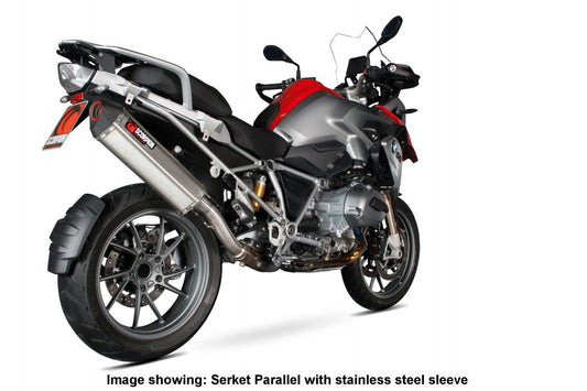 Scorpion RBM69TEO BMW R1200 GS Serket Parallel Slip-On - Titanium Sleeve | ML Performance US US