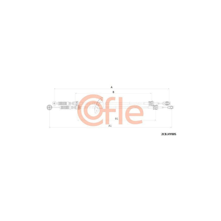 Cofle 92.2Cb.Hy005 Cable, Manual Transmission for Hyundai I30