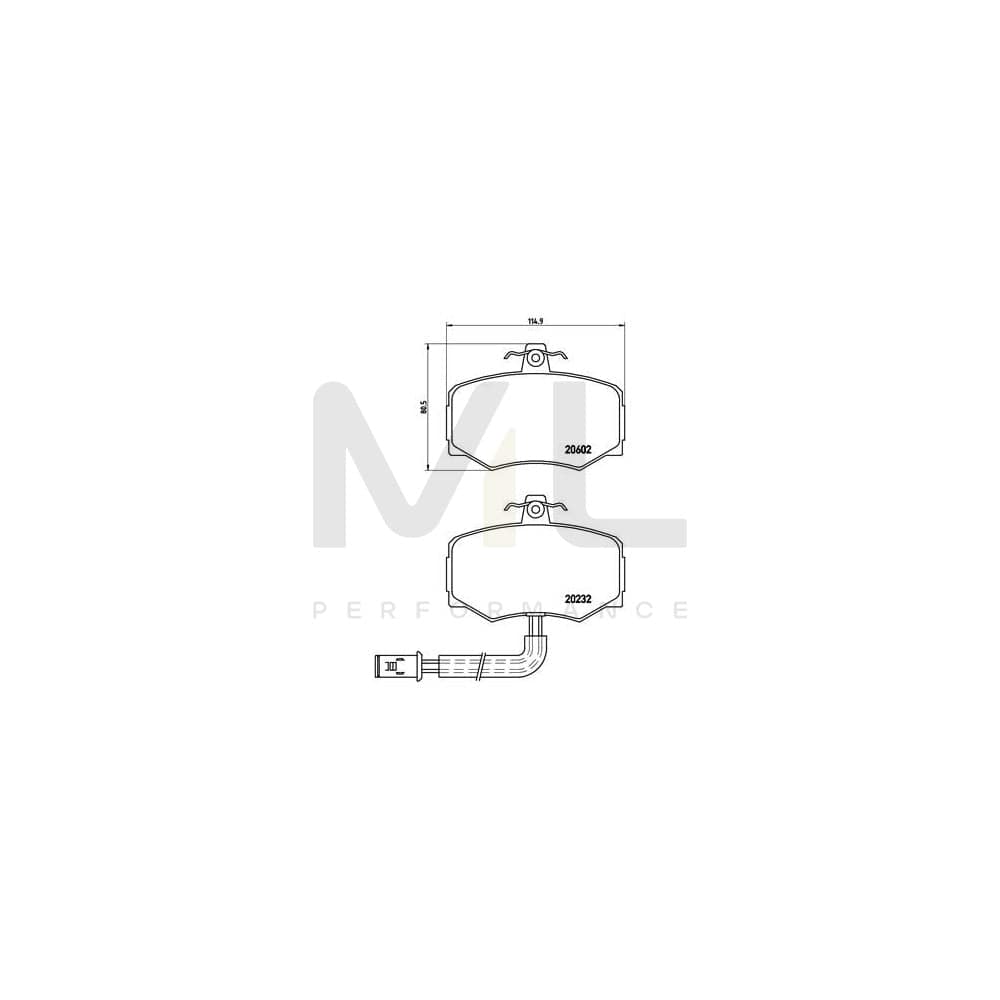 Brembo P 36 005 Brake Pad Set | ML Performance Car Parts