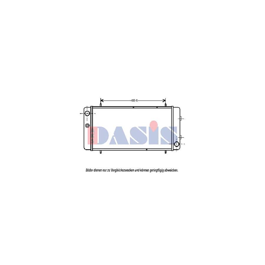 AKS Dasis 370370N Engine Radiator for Rover 200 Saloon (Xh)