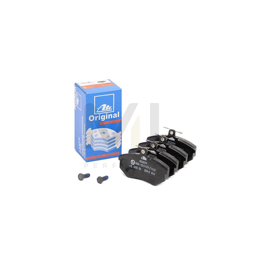 ATE 13.0460-2934.2 Brake pad set excl. wear warning contact, with brake caliper screws