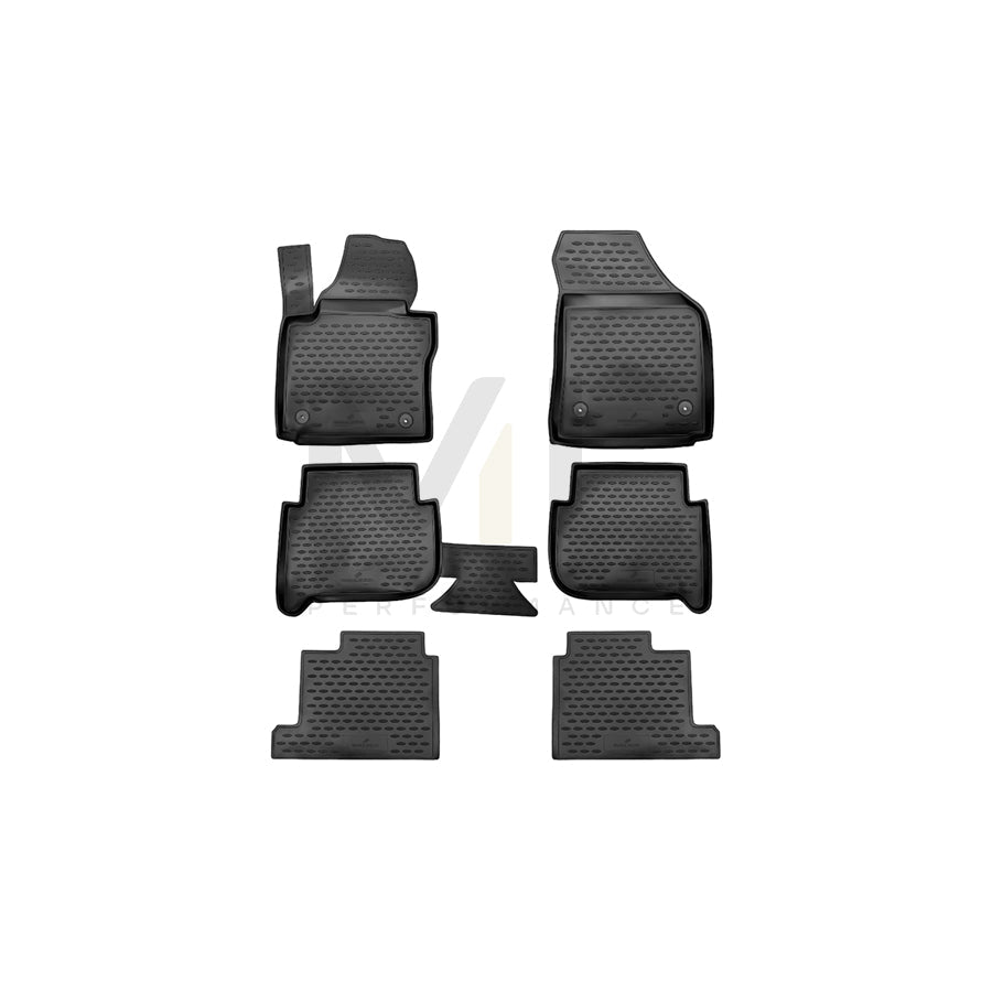 WALSER XTR 75071 Floor mat set Front and Rear