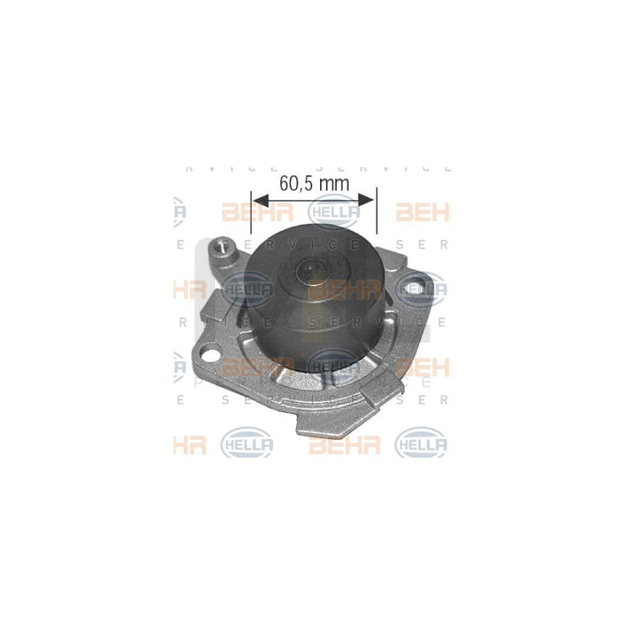HELLA 8AC 355 381-241 Brake Caliper without holder