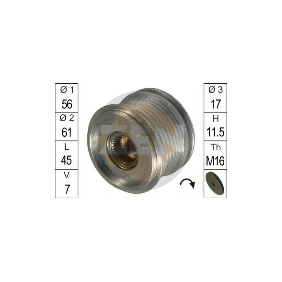 Era 219062 Alternator Freewheel Clutch