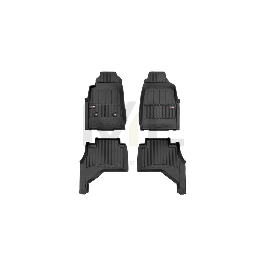 FROGUM Tailored, ProLine 3D426153 Floor mat set for ISUZU D-MAX Elastomer, Front and Rear, Quantity: 4, Black, (LHD)