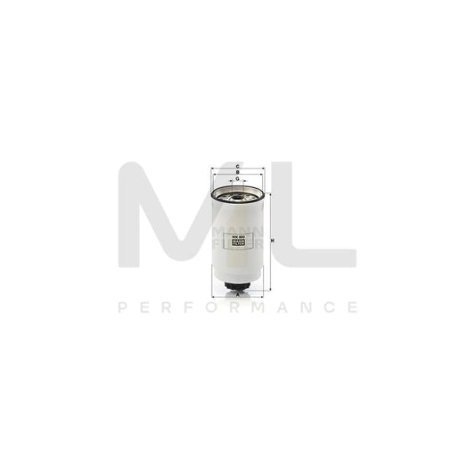 MANN-FILTER WK 880 Fuel filter for FORD TRANSIT Spin-on Filter