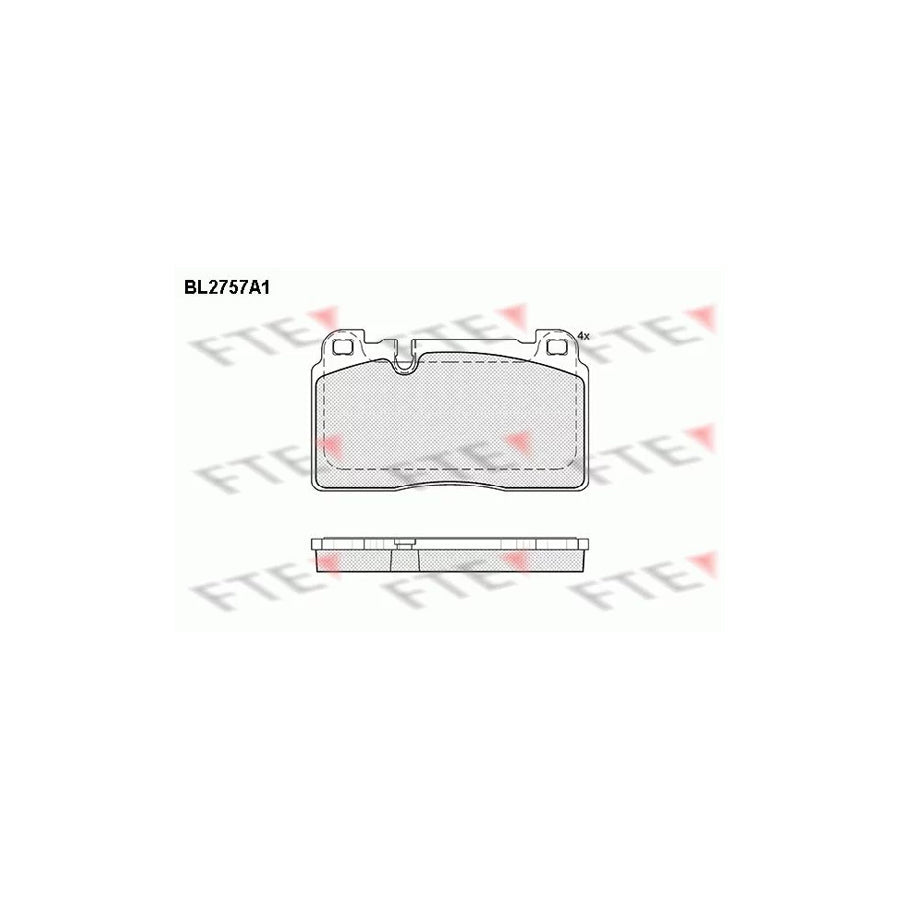 FTE 9010965 Brake Pad Set