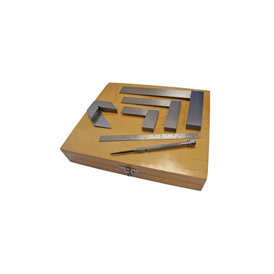Faithfull FAIESMEASURE Engineer's Marking & Measuring Set, 6 Piece