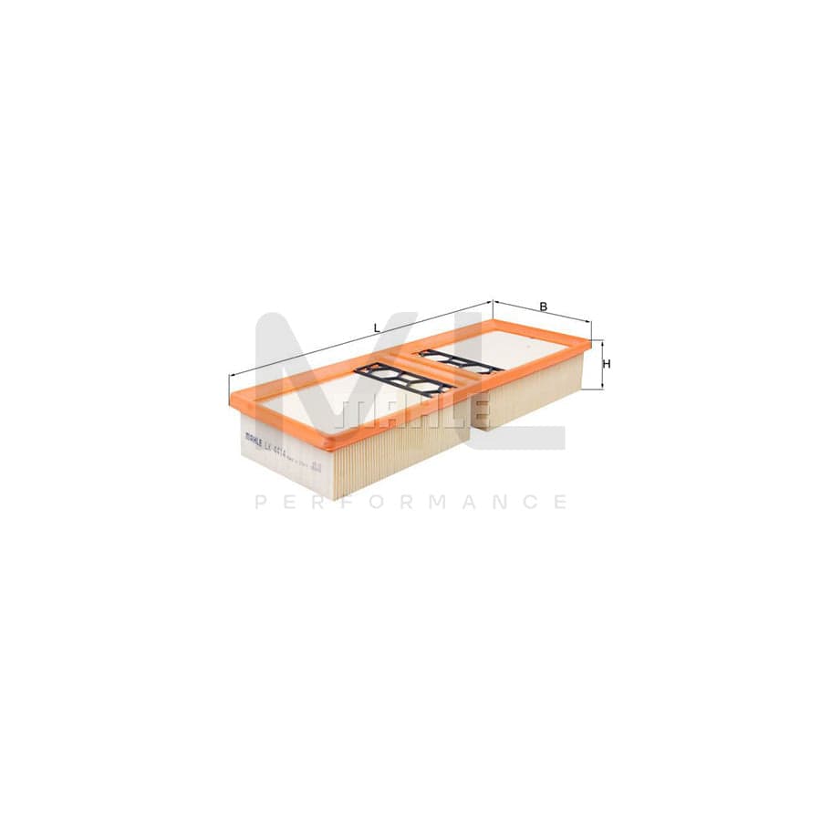 MAHLE ORIGINAL LX 4414 Air Filter Filter Insert | ML Performance Car Parts