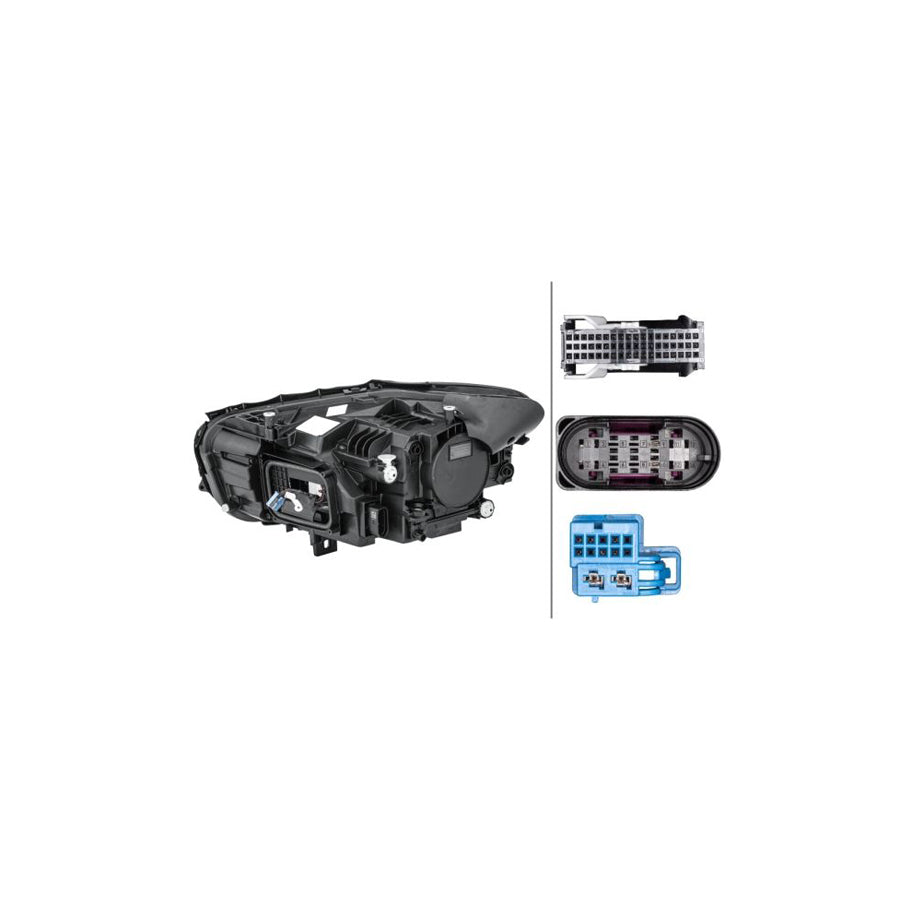 Hella 1LX 014 993-681 Headlight Suitable For Mercedes-Benz B-Class (W247)