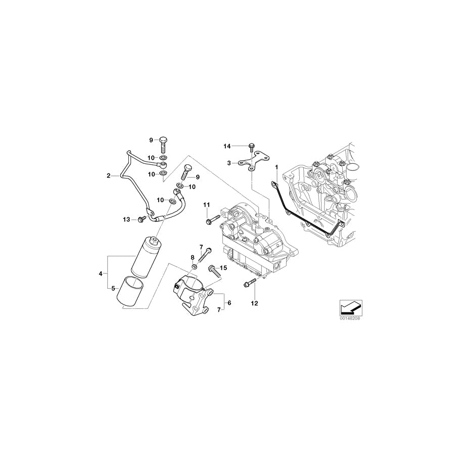 Genuine BMW 11367831777 E36 Bracket, Pressure Accumulator (Inc. Z3 M) | ML Performance US Car Parts