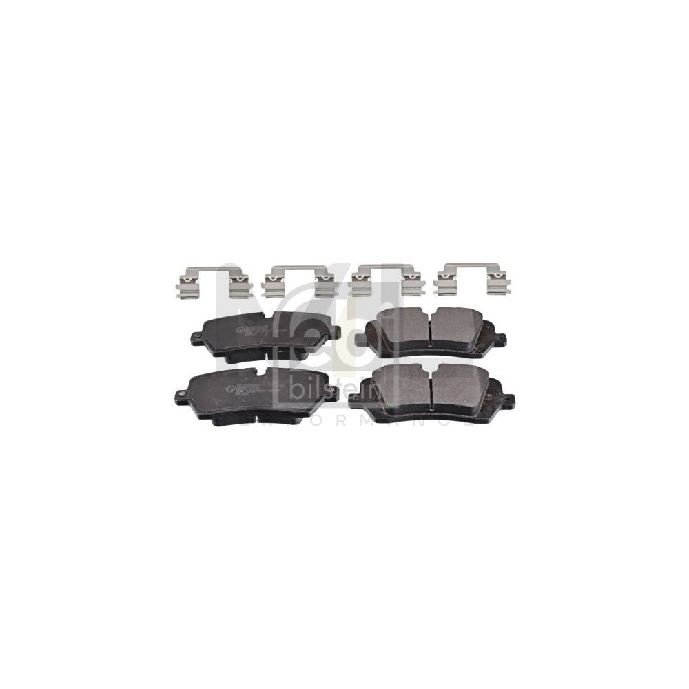 Febi Bilstein 116325 Brake Pad Set Rear Axle, Prepared For Wear Indicator, With Attachment Material