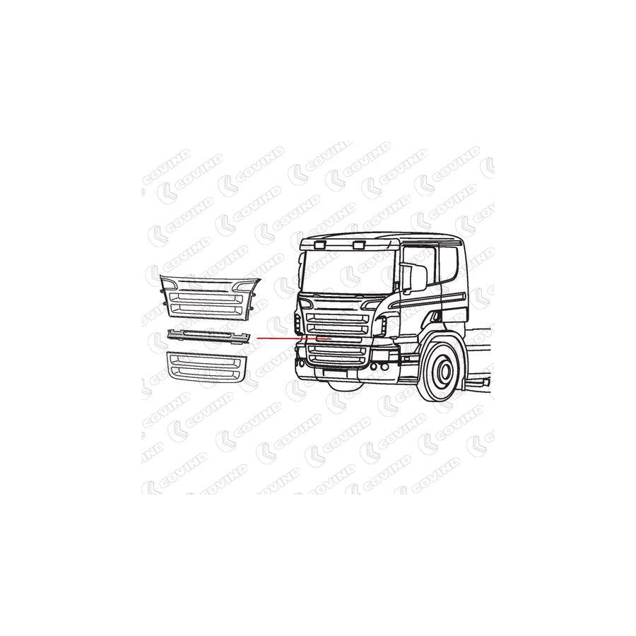 Covind Scr/130 Radiator Grille