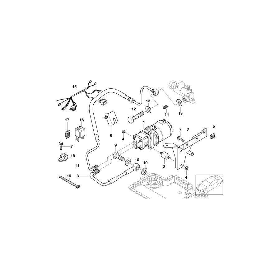 Genuine BMW 11367831744 E39 Suction Pipe (Inc. M5) | ML Performance US Car Parts