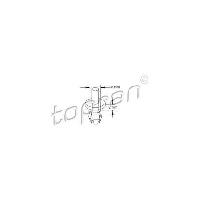 Topran 102 540 Expanding Rivet